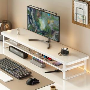 TEMU 1개 컴퓨터 모니터 스탠드, 책상 서랍 정리대, 이중 레이어 리프트업 데스크 라이저, 풀아웃 트레이 포함, 다기능 수납 선반, 작업 공간 정리,사무실 저장 솔루션,컴팩트 오거나이저,리프트업 디자인,고품질 스탠드,내구성 있는 정리함,모니터 높이 조절 스탠드,전문가용 작업 공간|컴퓨터책상|모니터받침대