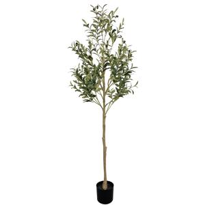 TEMU 인조 식물 인조 올리브 나무 5FT 신상 대형 모조 식물 가정 사무실 장식 실내 화분 나무 플라스틱 나무 줄기 및 실물과 같은 과일