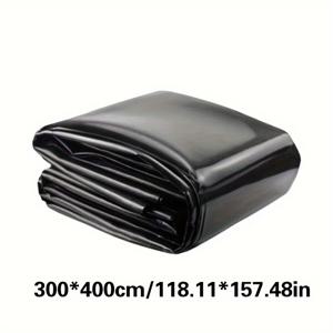 TEMU 1 팩, HDPE 누출 방지 필름 라이닝 생태 연못 검은 필름 물고기 연못 필름 정원 연못 실내 옥외 Gadren 야드 용품에 대한 검은 필름