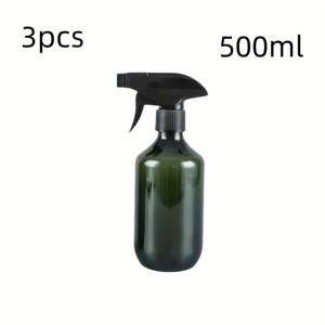 TEMU 3개 무취 플라스틱 스프레이 병 - 청소용액 및 원예용, PVC 무함유