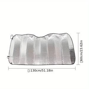 TEMU 자동차 윈드실드 선쉐이드 패널 - 프라이버시 쉴드 & 열차단 기능, 자동차, SUV용 조절 가능한 윈드실드 커버 - UV, 눈부심 방지, 쉬운 설치 창문 쉐이드