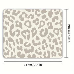 TEMU 미끄럼 방지 베이스가 있는 사각형 고무 마우스 패드 - 부드러운 표면, 세련된 프린트 디자인, 사무실 책상, 노트북 및 가정용 작업 공간에 적합, 책상용 마우스 패드