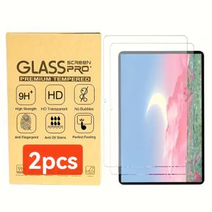TEMU 삼성 갤럭시 Tab S10 FE, S9 FE, S8 FE, S7 FE+용 2pcs 템퍼드 유리 스크린 - 고강도, HD 투명, 버블 없음, 지문 방지, 오일 얼룩 방지, 완벽한 느낌, 부드러운 터치, 긁힘 방지, 내구성, 쉬운 설치, 지문 없음, 긁힘 방지 유리 | 부드러운 터치스크린 | 쉬운 설치 유리