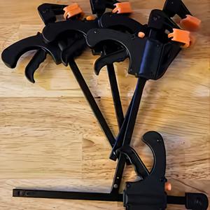 TEMU 4pcs 퀵 릴리스 바이스 세트 - 4인치 조절 가능 래칫 바, 목공 및 금속 가공용, 사용하기 쉬운 수동 공구