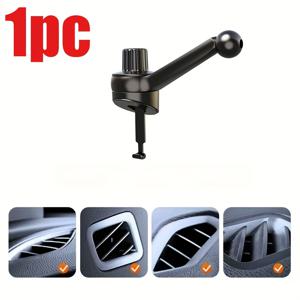 TEMU 신규 업그레이드 자동차 벤트 휴대폰 홀더 베이스, 17mm 볼 헤드 자동차 펜던트, 대부분의 모델에 적합, 에어 아웃렛 방해 없음, 자동차 휴대폰 홀더 벤트 마운트, 자동차 액세서리, 여행 가젯, 조절 가능한 그립, 마운트, 강화된 클립, 내구성 있는 베이스, 회전식 휴대폰 스탠드, 로드 트리퍼, 출퇴근자용