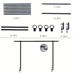 TEMU 조절 가능한 테이블 아치 스탠드 31