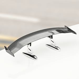 TEMU 미니 카 테일 윙 - 카본 파이버 패턴 ABS 스포일러, 광택 마감, 전기 자전거 및 오토바이용, 안정성과 스타일 향상을 위한 내구성 있는 경량 디자인, 모터사이클 스포일러, 세련된 스포일러, 고품질 스포일러, 자동차 스포일러, 리어카 윙|전기자전거