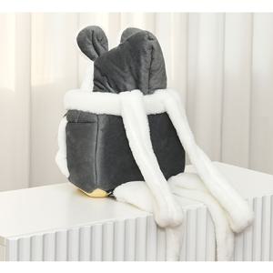 TEMU 따뜻한 겨울 반려동물 백팩 - 고양이 & 소형견용 두꺼운 방풍 캐리어, 잠금 가능한 안전 하네스, 포근한 플로킹 내부, 야외 여행, 수의사 방문 및 비행기 사용에 적합한 인체공학적 캐리어 - 강아지 & 새끼고양이를 위한 이상적인 크리스마스 선물