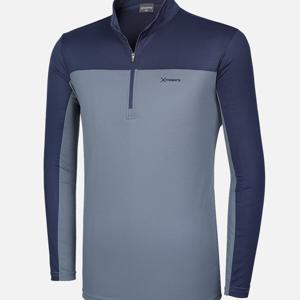 TEMU 남성용 쾌적한 엠보싱 배색 라인 캐쥬얼 긴팔 집업 티셔츠 온더락(M5ST04)