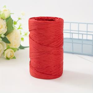 TEMU 두꺼운 라피아 종이 리본 롤, 총 길이 10000cm/3937인치. 컬러 공예 포장지 끈, 웨딩 파티 장식, 꽃 포장, 러스틱 데코, DIY 선물 포장, 여름 수제 밀짚 모자, 수제 선물 상자 장식용, 내구성 강하고 찢어짐 방지|여름모자