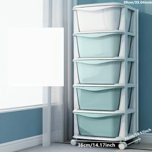 TEMU 3/4/5/6-Tier 플라스틱 서랍 보관 정리함 - 흰색, 라이트 블루, 핑크, 및 텔 색상의 홈 옷장 정리, 침실 보관 랙, 및 사무용품, 사무용품 정리함|모던 보관 랙|내구성 있는 플라스틱 재질, 보관 정리함 및 보관 바구니