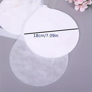 TEMU 요리용으로 사용되는 백색 PP 오일 흡수 시트 100개 - 음식 및 국물에서 오일을 제거하는 데 필수적인 주방 도구, 주방 가스레인 및 오븐 사용에 적합, 식품 안전 및 청소가 용이, 국물 오일 제거기|간단한 청소| 내구성 있는 주방 시트