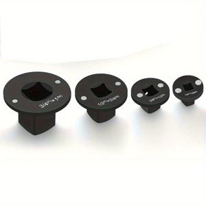 TEMU 좁은 공간용 로우 임팩트 소켓 어댑터 세트, 드라이브 래칫 어댑터 세트, 4개 포함, 3/4