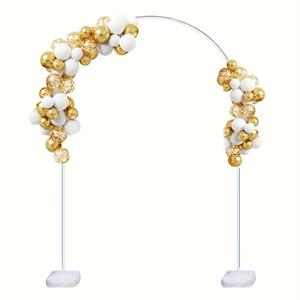 TEMU 풍선 아치 스탠드 및 컬럼 스탠드 키트 1세트 - 튼튼한 베이스와 프레임, 결혼식, 생일 파티, 졸업식에 적합 - 우아한 파티 장식 배경, 할로윈 장식, 크리스마스 장식