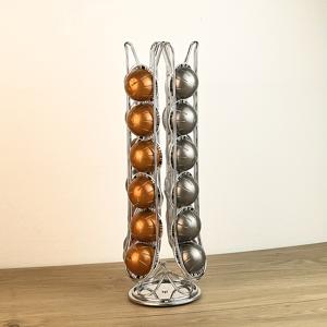 TEMU 360도 회전하는 커피 캡슐 보관대, 24캡슐 수납 가능