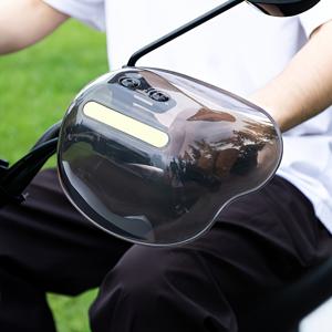 TEMU 1쌍 & 전기 스쿠터 윈드 디플렉터 브래킷 - 적합, 공기역학 PVC 방수 쉴드, 미끄럼 방지 프레임 및 설치 도구 포함, , 전자 스쿠터, ATV용 쉬운 설치 (대부분 호환)