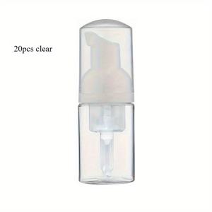 TEMU 16/20/30ml 빈 폼 병, 폼 펌프, 비누, 샴푸, 얼굴 클렌저 용 빈 폼 병, 여행용 투명 폼 디스펜서, 백색 무스 병, BPA 프리 플라스틱, 개인용품, 얼굴 클렌저 폼 메이커 | 투명 여행용 병 | 내구성 있는 플라스틱 병, 폼 비누 디스펜서