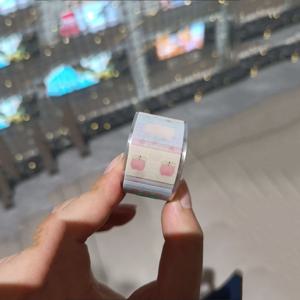 TEMU 200개, 애플 스파클 패턴 고가 스티커, 손글씨 장식 스티커, DIY 스티커, 밀봉 스티커, 추수 감사절 선물