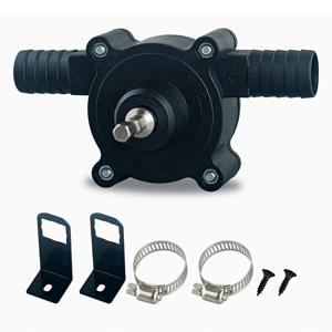 TEMU 휴대용 인체공학적 핸드헬드 드릴 펌프 - 유럽 & 미국 스레드 호환 - 고강도 전기 드릴-펌프 (물, 가스, 디젤, 우물, 드릴링용) - 임팩트 드라이버, 무선 드릴 호환 (- 드릴 미포함) - 가정, 건설, 농업, 배관에 이상적 - 내구성 강화 & 인체공학적 핸들과 견고한 베이스로 사용 편리,