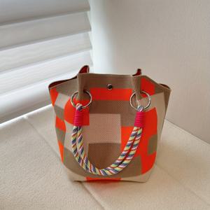 TEMU 여성용 모던 토트백 - 베이지, 네이비 블루, 오렌지, 블랙, 마그네틱 클로저 크로스바디 가방 (분리 가능한 스트랩 포함), 내구성 있는 폴리에스터 일상 핸드백, 캐주얼 & 포멀 이벤트용, 튼튼한 손잡이, 패션 액세서리