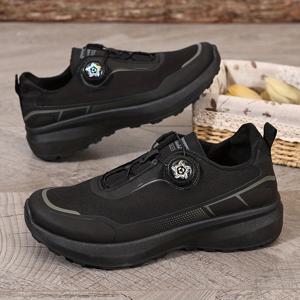 TEMU 남성용 사계절 미끄럼 방지 스니커즈 - 통기성 좋은 로우탑 스니커즈, 아치 지지, 쿠션 고무 밑창 & 미끄럼 방지 접지력 - 하이킹을 위한 전지형 접지력