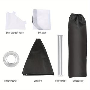 TEMU PULUZ 95cm/37.4인치 스피드라이트 플래시 옥타곤 파라볼릭 소프트박스 보웬스 마운트 디퓨저