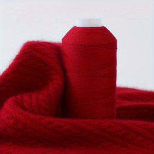 TEMU 1pc 뜨개질을위한 천연 캐시미어 원사 고품질 손으로 짠 양모 순수 캐시미어 얇은 원사 손으로 짠 기계 직조 부드럽고 따뜻한 크로 셰 뜨개질 셔츠 스웨터 스카프 인형 스레드 원사 100g