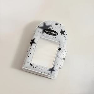 TEMU 3인치 스타 사진 앨범, Kpop 아이돌 포토카드, 한국 스타일 미니 컬렉션 책, 40 개의 포켓, 3인치 PVC 소재 다기능 스타 3인치 사진 앨범, 사진 및 카드를 수집하고 보관하기 위한