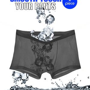 TEMU 원피스 남성용 아이스 통기성 드로즈 | 시스루, 초박형, 여름용 섹시 속옷, 부드러운 스트레치 원단