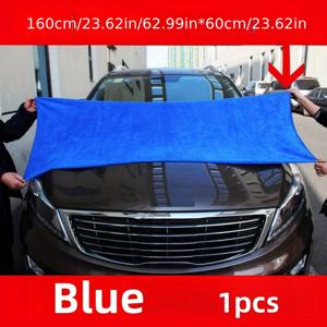 TEMU 대형 헤비듀티 두꺼운 흡수력 강한 차량용 타월 - 유리, 다용도 표면 청소용 - 털 빠짐 없는 대형 차량 전용 천, 트럭, 오토바이용 - 내구성 있는 세차 및 유리 닦이