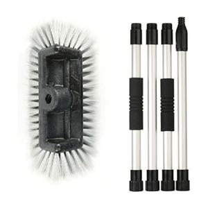 TEMU 자동차, 트럭, 보트, RV, 하우스 사이딩, 데크 캠핑카 외부 세척 청소 녹색을 위한 부드러운 강모 스크럽 브러시가 있는 긴 손잡이가 있는 세차 브러시