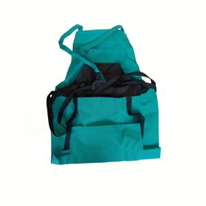 TEMU 다용도 폴리에스테르 앞치마, 큰 앞주머니 및 빠른 해제 수확 가방으로 정원 가꾸기, 야외 수확 및 도구 운반에 적합