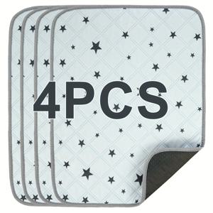 TEMU 별무늬 세탁 가능한 개 오줌 패드 - 누수 방지, 흡수력 있는 강아지 & 고양이 훈련 매트, 재사용 가능한 애완동물 소변 방지매트, 자동차 시트 & 소파용 미끄럼 방지|배변패드