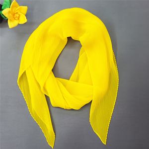 TEMU 여성을 위한 우아한 주름 단색 긴 스카프, 주름진 헤어밴드, 세련된 목 보호 스카프 - 빨간색, 녹색, 흰색, 노란색