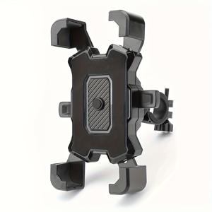 TEMU 1개 360° 회전 조절 가능한 자전거/ 폰 홀더, 아이폰/삼성/샤오미용 - 내구성 있는 ABS 소재, 충격 방지, 미끄럼 방지 디자인, 전기 자전거 및 에 적합