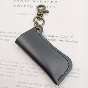 TEMU 빈티지 스타일 인조 가죽 라이터 케이스, 스냅 클로저, 남녀 공용 보호 보관 커버