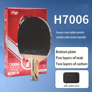 TEMU 고품질 목재 DHS 프로페셔널 탁구 라켓 - 훈련 및 경쟁 경기에 이상적, DHS|탁구채