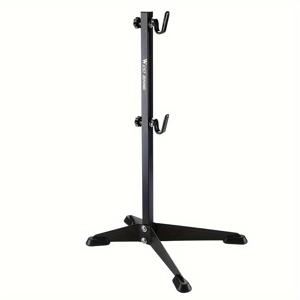 TEMU 웨스트 사이클링 아이언 자전거 주차 스탠드 - 공간 절약형, MTB 및 로드 자전거용 분리형 바닥 랙, 조절 가능한 높이, 25.4cm 폭, 41.4cm 깊이, 68.3cm 높이, 로드 자전거 보관 | 조절 가능한 높이 스탠드 | 내구성 있는 구조, 자전거 보관 랙