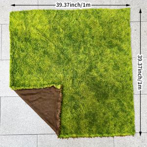 TEMU 실내외 홈 데코용 인공 이끼 잔디