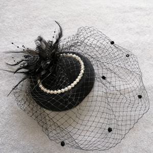 TEMU 웨딩 베일 브라이덜 레이스 모자 치파오 액세서리 우아한 스타일 여성용 패션쇼 이브닝 드레스 헤드피스