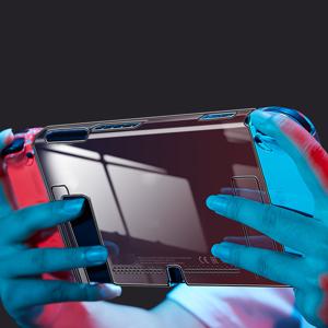 TEMU GREFAY TPU 케이스 - 닌텐도 스위치용 - 초박형, 경량, 도킹 가능, 내충격, 내스크래치, 3-in-1 분리형 디자인, 인체공학적 그립, 올인클루시브 보호 커버