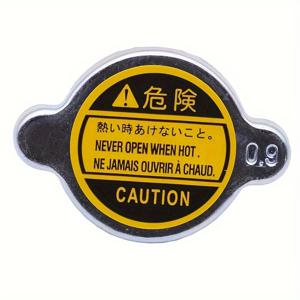 TEMU 일본 자동차 시리즈 0.9Bar 라디에이터 캡, 고압 냉각 시스템 팽창 탱크 커버, 혼다 및 토요타 모델과 호환 - 1640163010 - 안전 주의 라벨 포함