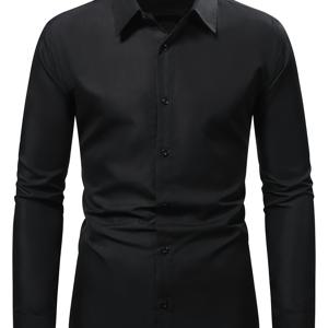 TEMU 남성용 정장 셔츠