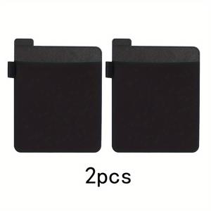 TEMU 2-팩 라이크라 접착식 마우스 파우치, 노트북 측면 스티커형 수납 가방, , 마우스 및 액세서리, 사무용품 보관 솔루션을 위한 다용도 보관 파우치