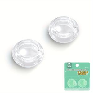 TEMU LINE 투명 썸 그립 캡, PS5/XBOX/Switch Pro 컨트롤러 호환, 보호 액체 실리콘 소재, 편안한 촉감, 쉽게 변형되지 않음