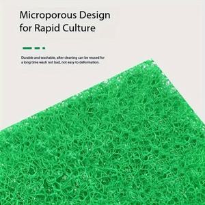 TEMU 코이 연못 및 야외 수족관용 고밀도 투과성 생화학 필터 - 빠른 정화, 강력한 투과성, 박테리아 친화적인 PVC 소재, 야외 연못용 바이오 필터