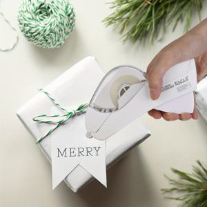 TEMU 플라스틱 테이프 디스펜서 (테이프 2롤 포함) - 배터리 불필요, 원터치 작동, 내구성 좋은 ABS 구조, 블랙, 화이트, 옐로우, 그린 - 가정, 사무실, 공예용 휴대용 - 선물 포장, 포장, 사무용으로 적합, 테이프 커터 디스펜서, 박스 테이프 디스펜, 박스테이프 커터기 포장 테이핑 커팅기 디스펜서 실러 교체 블레이드