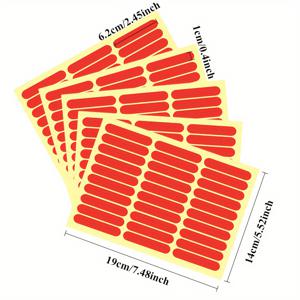 TEMU 5개 쌍면 테이프 뷰티 테이프 네일 아트 양면 투명 접착 스티커 착용 네일 디스플레이 스트립 작업 보드 붙여 붙이지 않는 양면 접착 스트립|네일아트|네일스티커