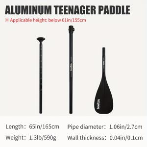 TEMU KOETSU 조절 가능한 알루미늄 패들 - SUP, 서핑보드, 카약 및 인플레이터블 보드용 - 경량 조절형 블레이드, 스탠드업 패들보드, 서핑, 패들 요가용 - 최대 61인치 키 사용자 호환