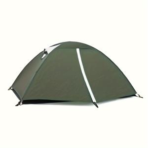 TEMU 2인용 알루미늄 합금 캠핑 텐트 - 가벼운 방풍 이중층 디자인, 쉽게 세팅, 넓은 실내 공간 및 지퍼 잠금 장치가 있는 가족 캠핑, 하이킹, 야외 모험 (봄/가을), 캠핑 텐트, 모험 여행 장비, 현대 텐트 디자인, 내구성 있는 천막 텐트